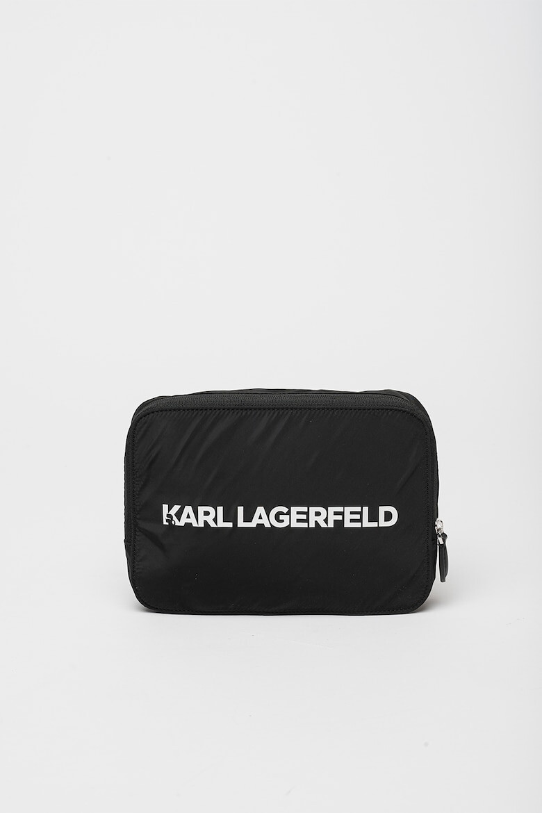 Karl Lagerfeld Сгъваема раница Ikon с лого - Pepit.bg