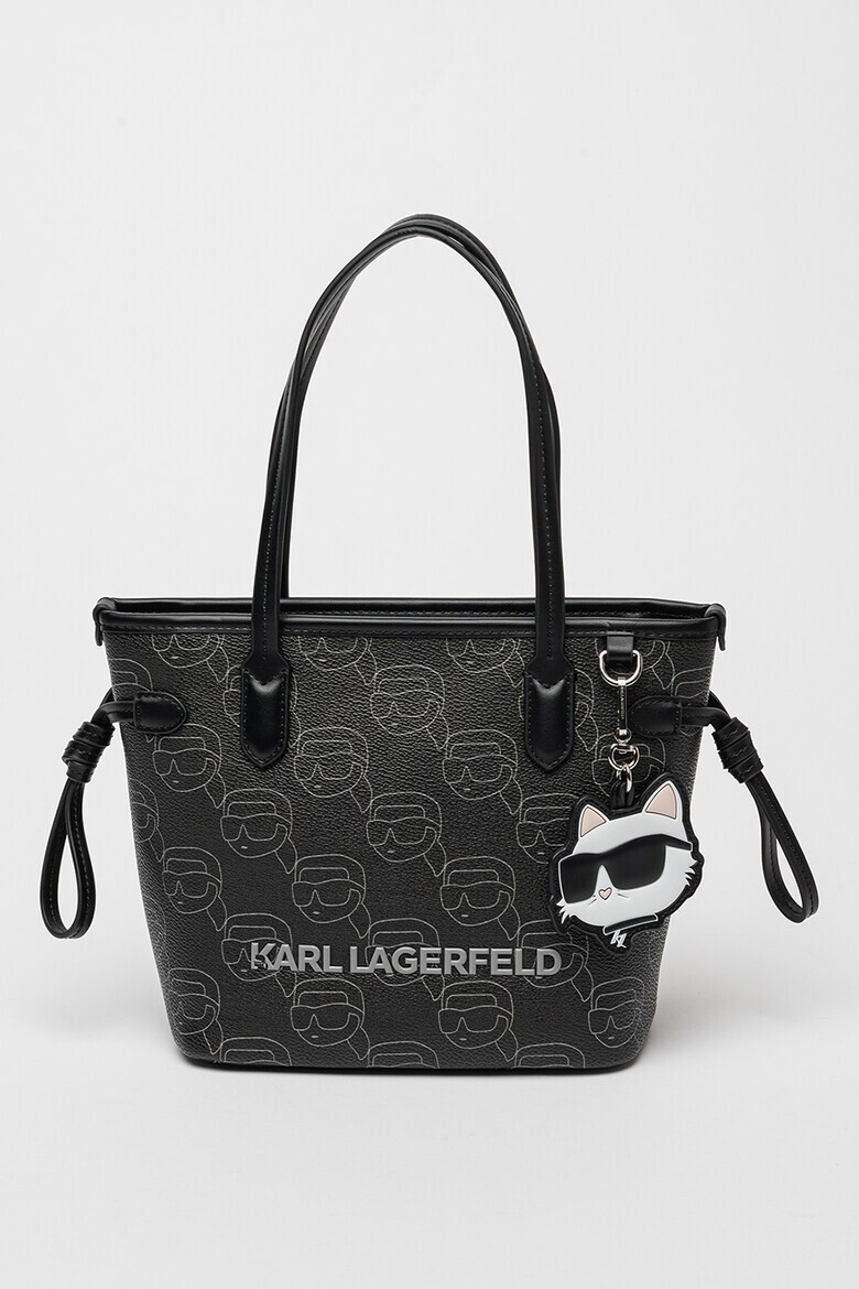 Karl Lagerfeld Шопинг чанта Ikon Mono с монограм - Pepit.bg