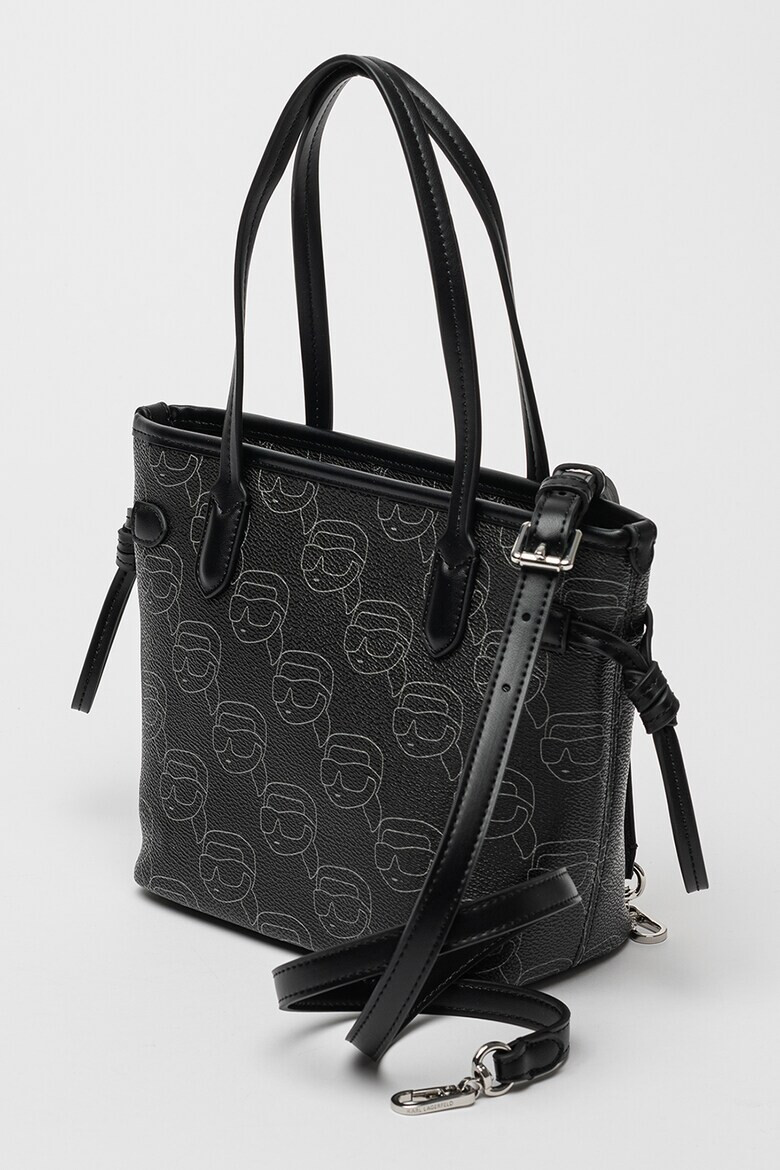 Karl Lagerfeld Шопинг чанта Ikon Mono с монограм - Pepit.bg