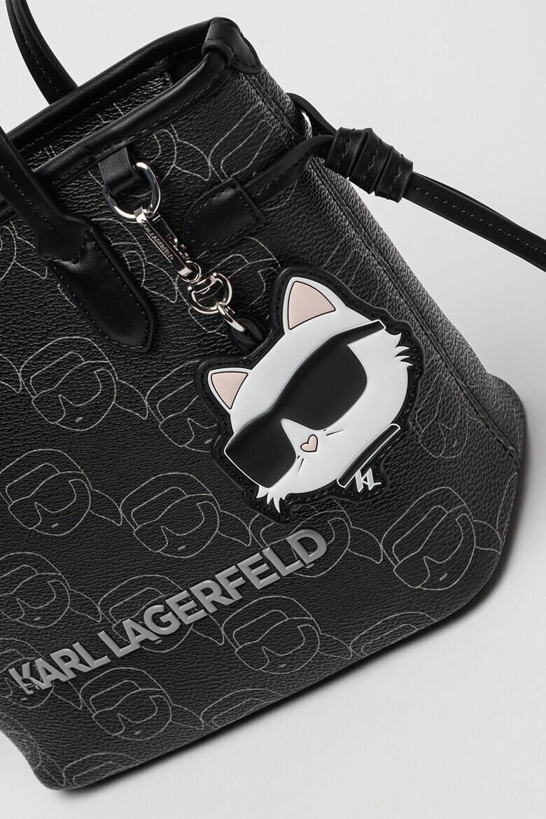 Karl Lagerfeld Шопинг чанта Ikon Mono с монограм - Pepit.bg