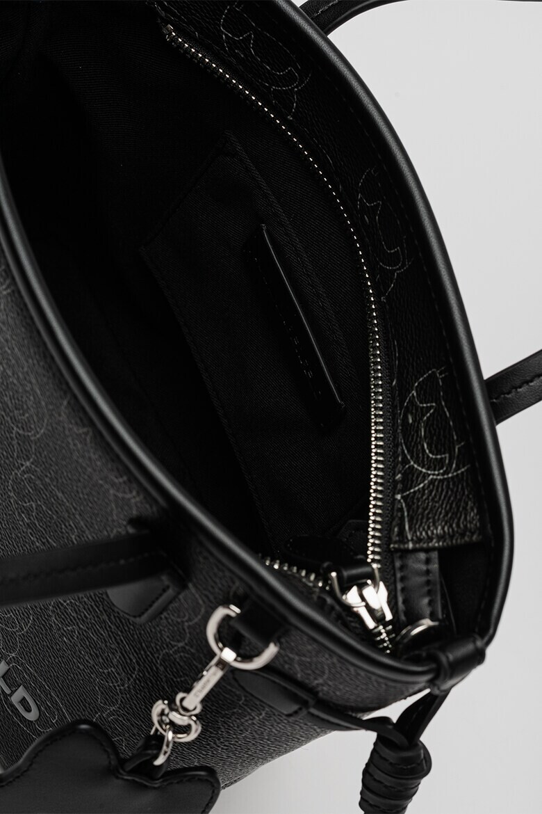 Karl Lagerfeld Шопинг чанта Ikon Mono с монограм - Pepit.bg