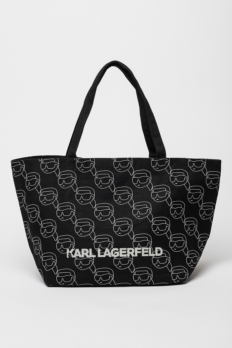 Karl Lagerfeld Шопинг чанта Ikon с лого - Pepit.bg