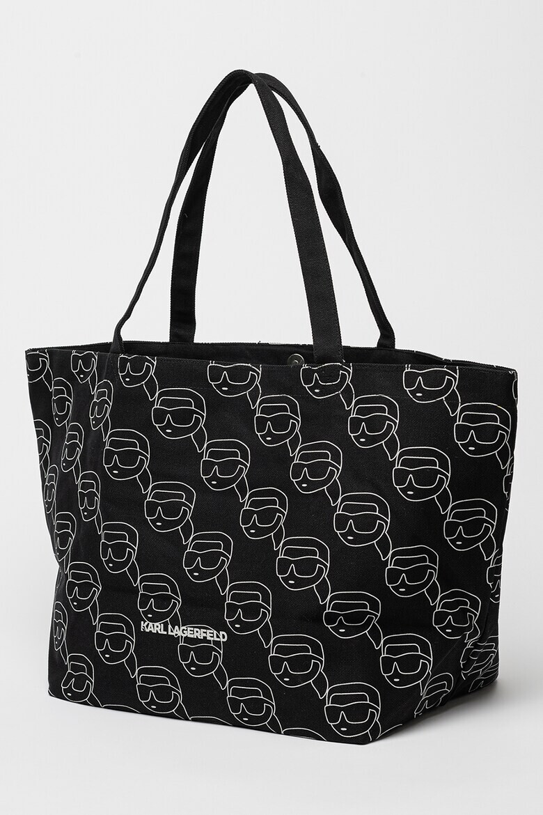Karl Lagerfeld Шопинг чанта Ikon с лого - Pepit.bg