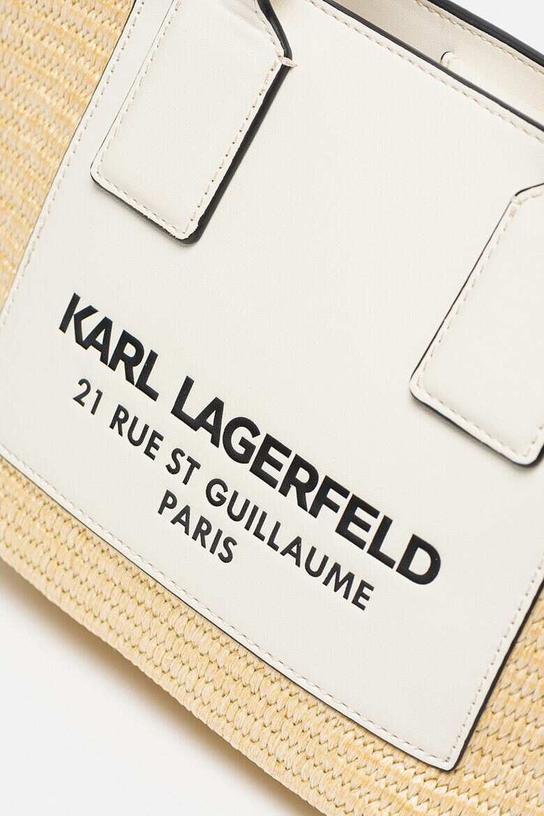 Karl Lagerfeld Шопинг чанта със слама - Pepit.bg