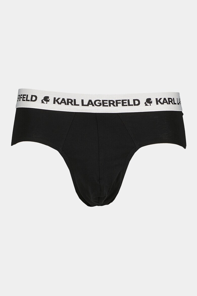 Karl Lagerfeld Слипове с лого - 3 чифта - Pepit.bg