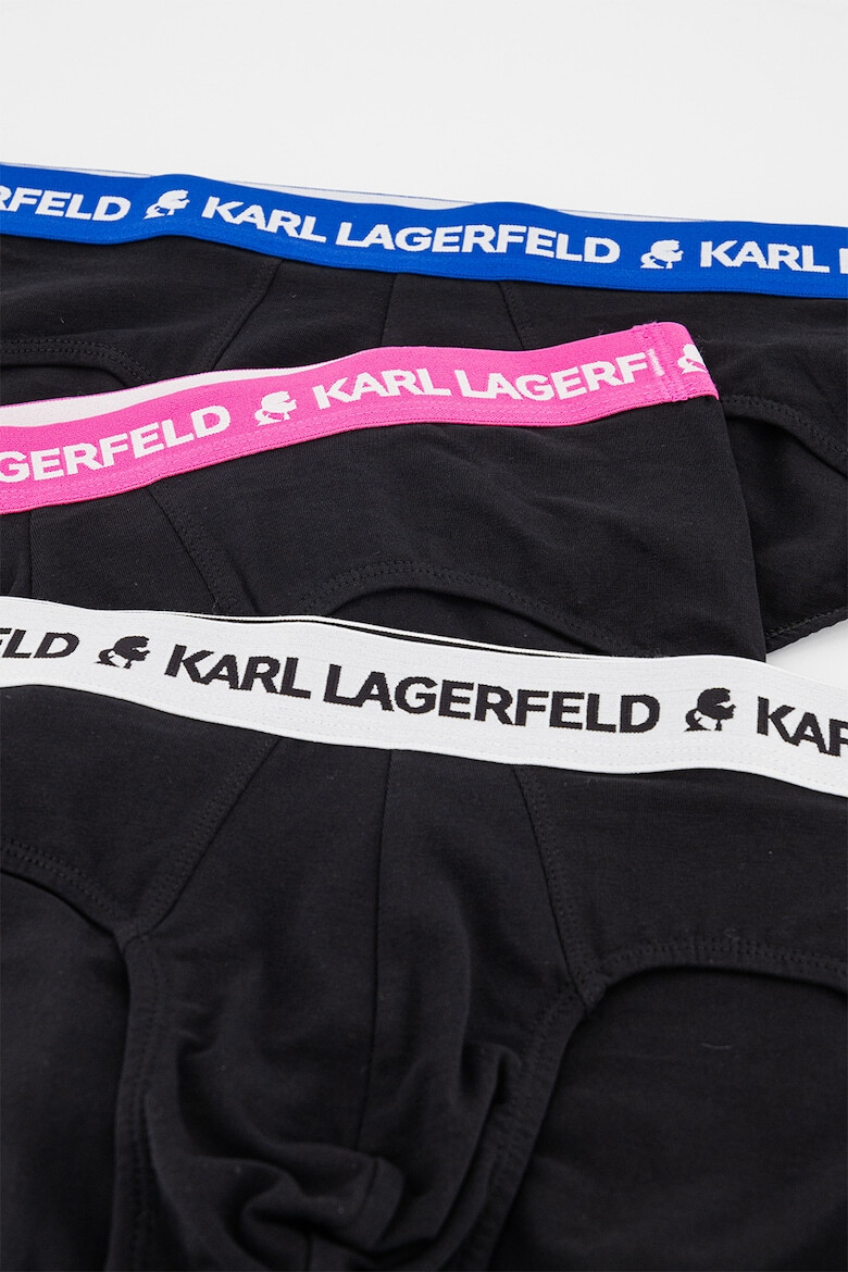 Karl Lagerfeld Слипове с лого - 3 чифта - Pepit.bg