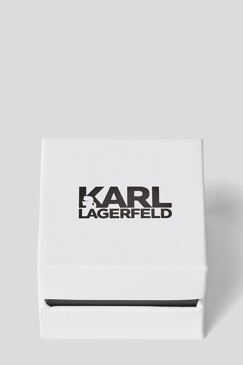 Karl Lagerfeld Сърцевидни обеци - Pepit.bg