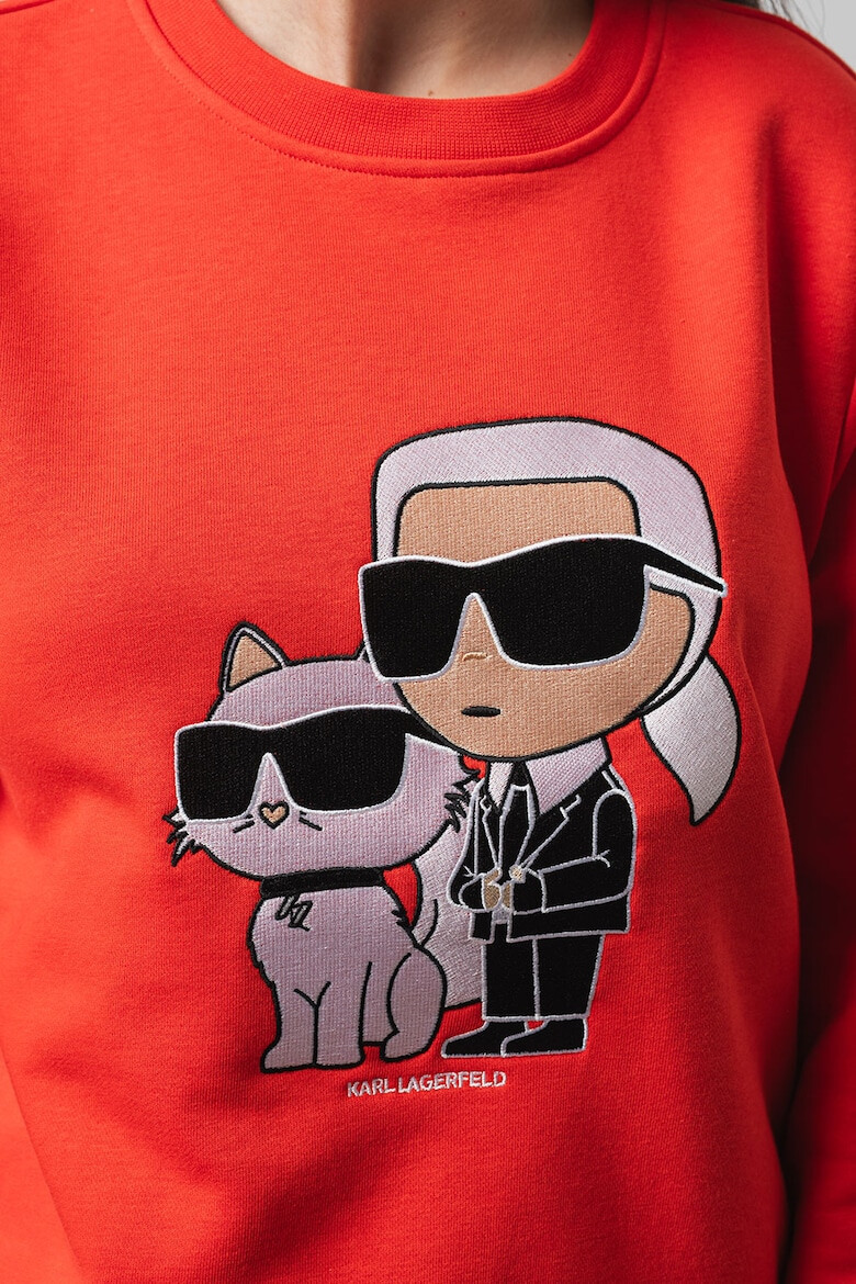 Karl Lagerfeld Суитшърт Ikonik с органичен памук - Pepit.bg