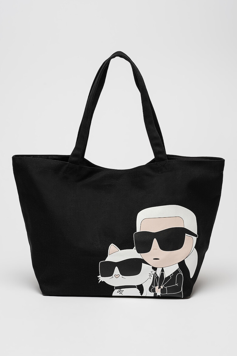 Karl Lagerfeld Текстилна чанта с лого - Pepit.bg