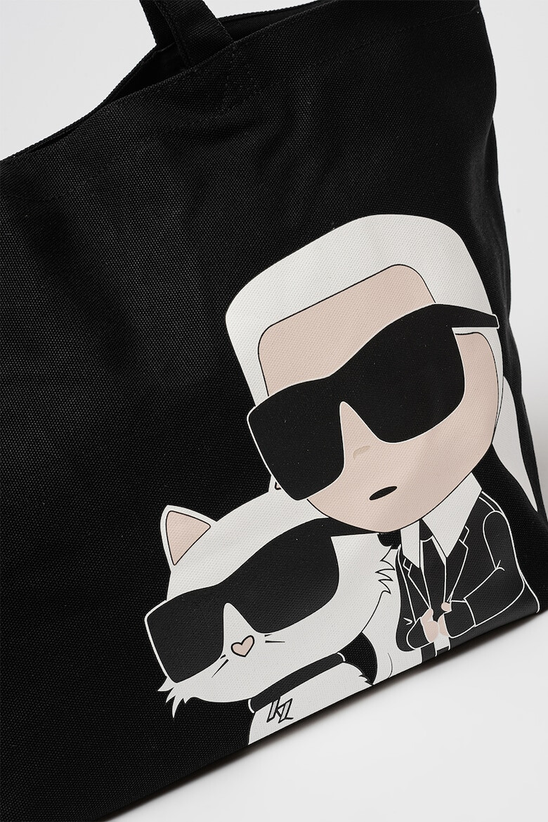 Karl Lagerfeld Текстилна чанта с лого - Pepit.bg