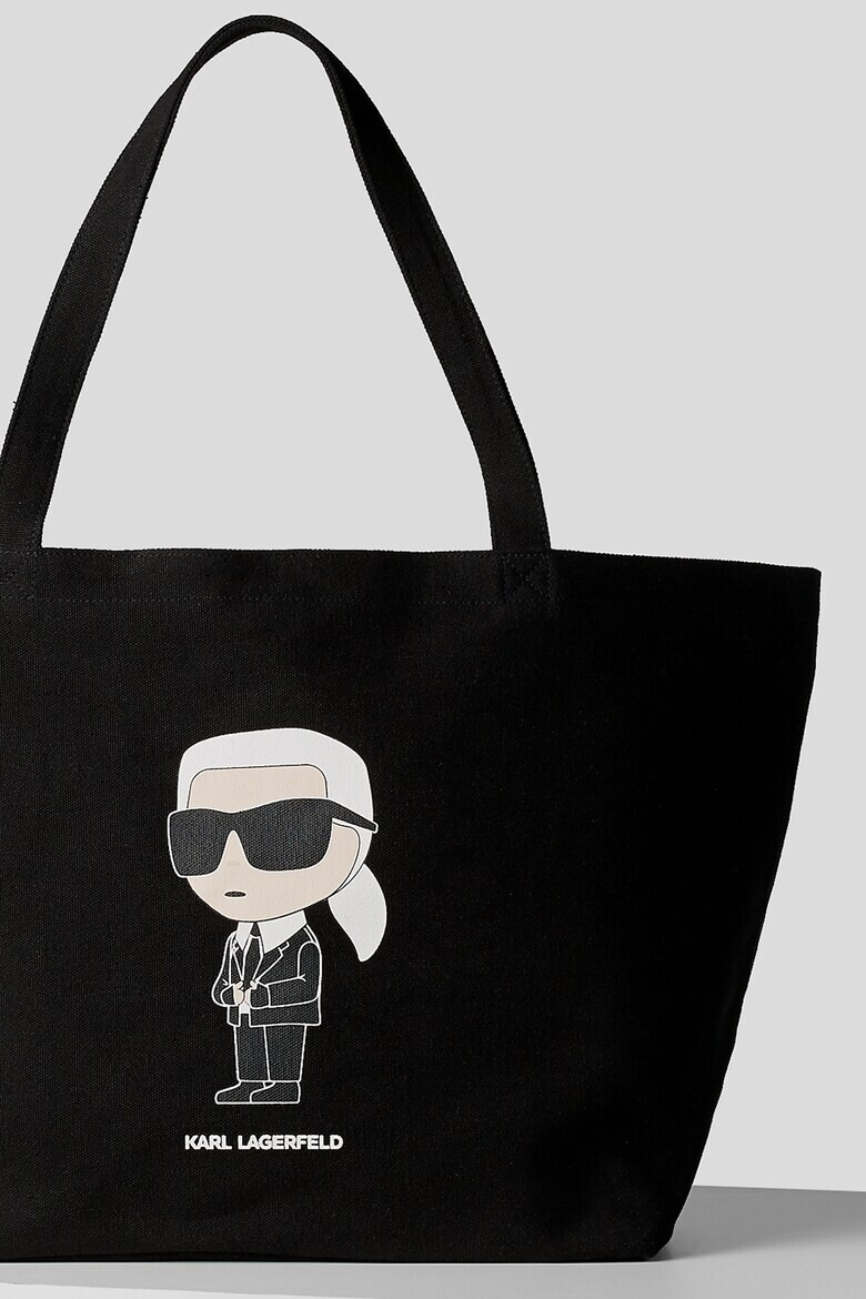 Karl Lagerfeld Платнена пазарска чанта - Pepit.bg