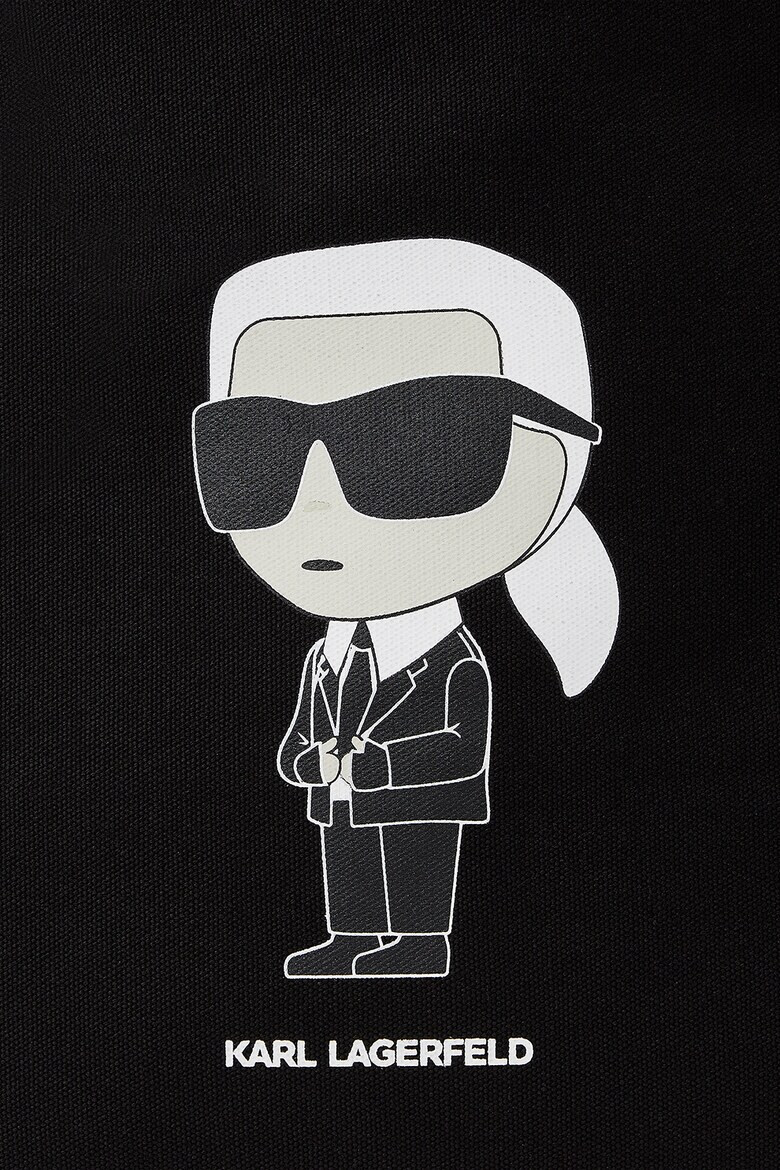 Karl Lagerfeld Платнена пазарска чанта - Pepit.bg