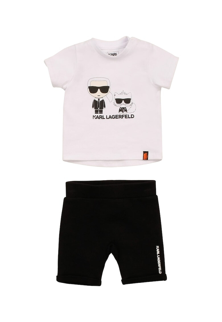 Karl Lagerfeld Тениска и шорти - 2 чифта - Pepit.bg