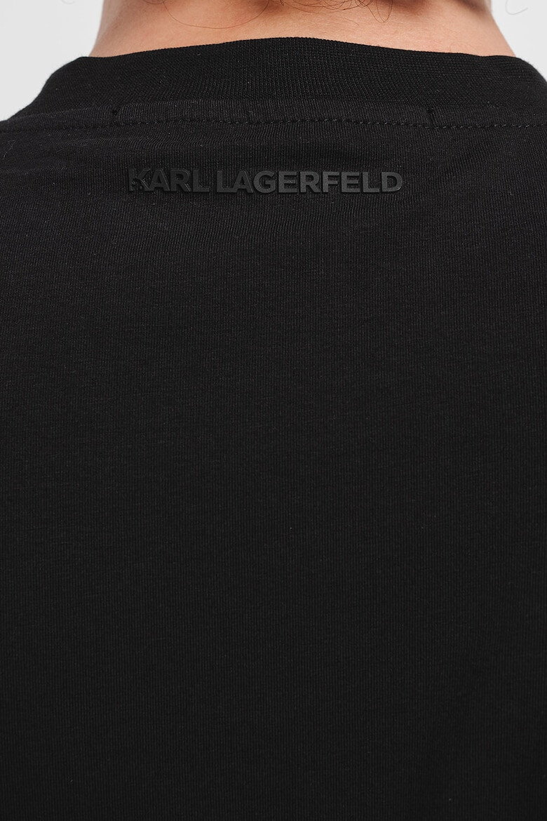 Karl Lagerfeld Тениска с бродирано лого - Pepit.bg