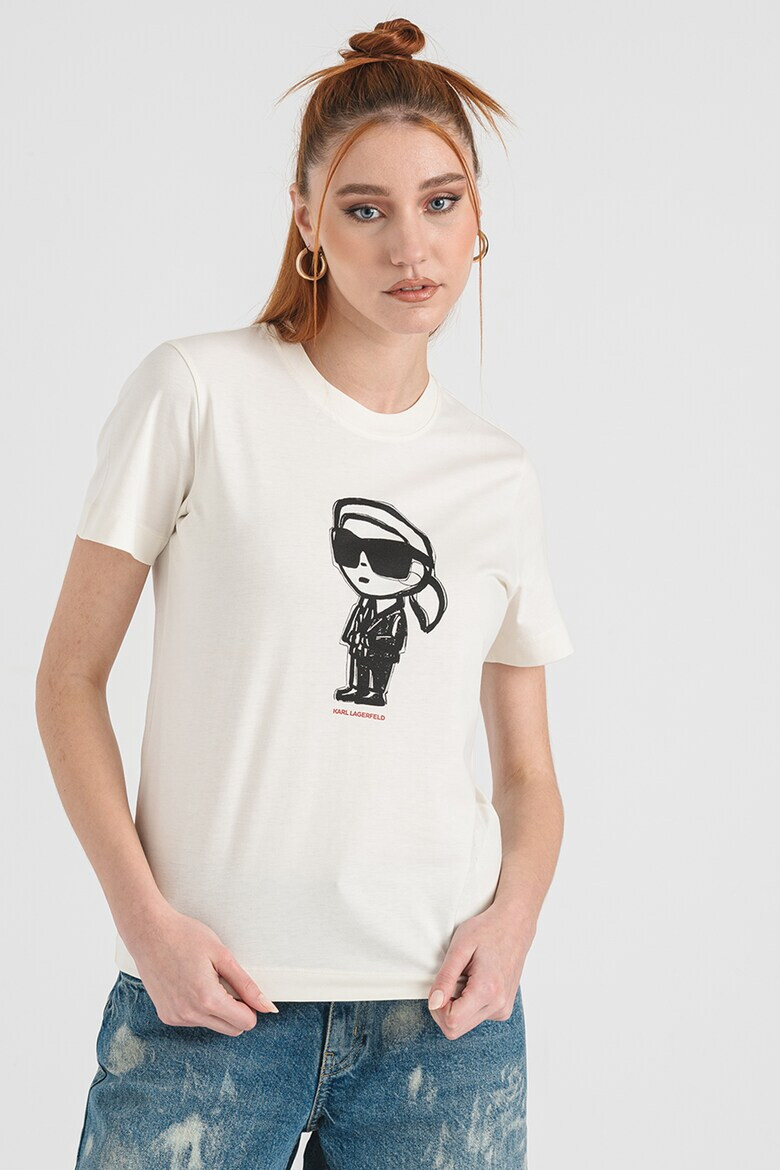 Karl Lagerfeld Тениска с лого - Pepit.bg