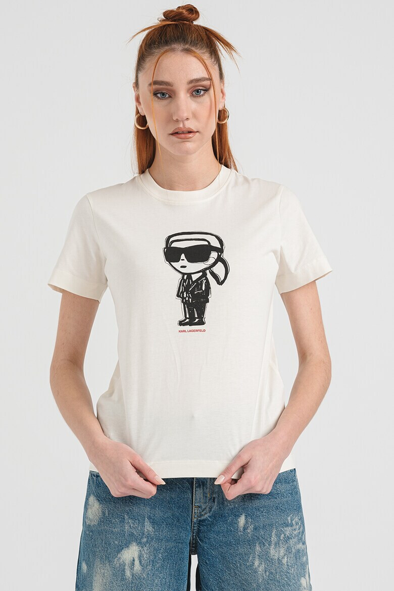 Karl Lagerfeld Тениска с лого - Pepit.bg