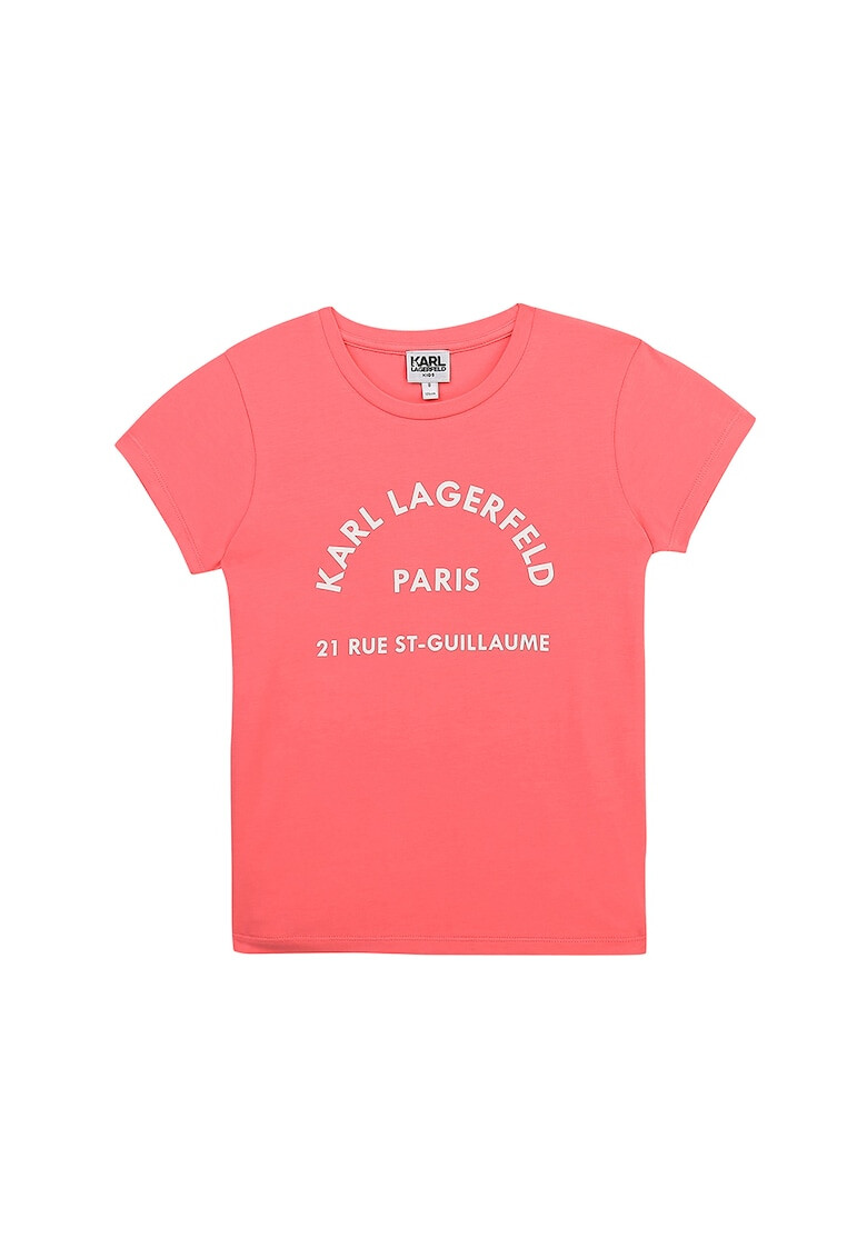 KARL LAGERFELD KIDS Тениска с модал и лого - Pepit.bg