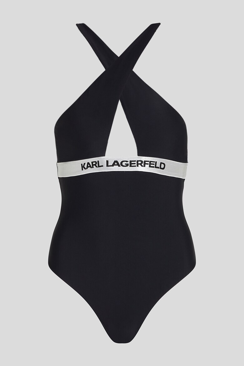 Karl Lagerfeld Цял бански с отвори - Pepit.bg