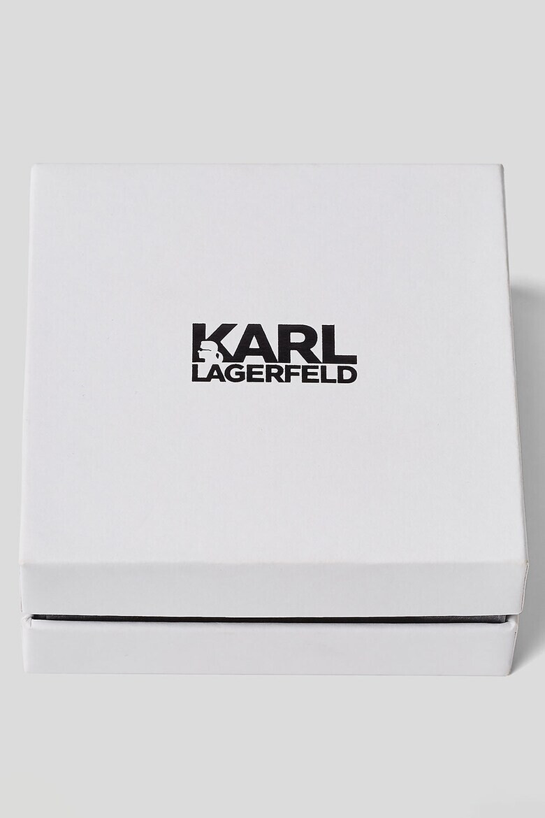 Karl Lagerfeld Висящи обеци с перли - Pepit.bg