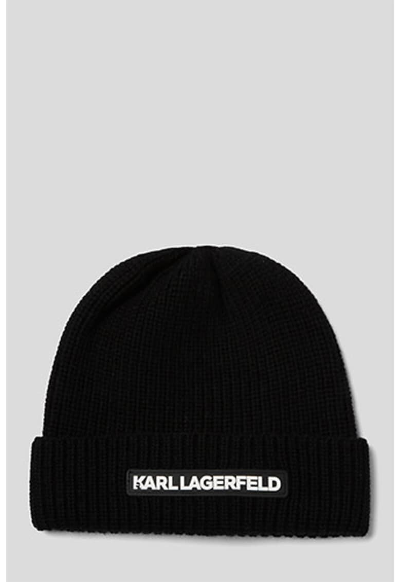 Karl Lagerfeld Вълнена шапка Essential - Pepit.bg