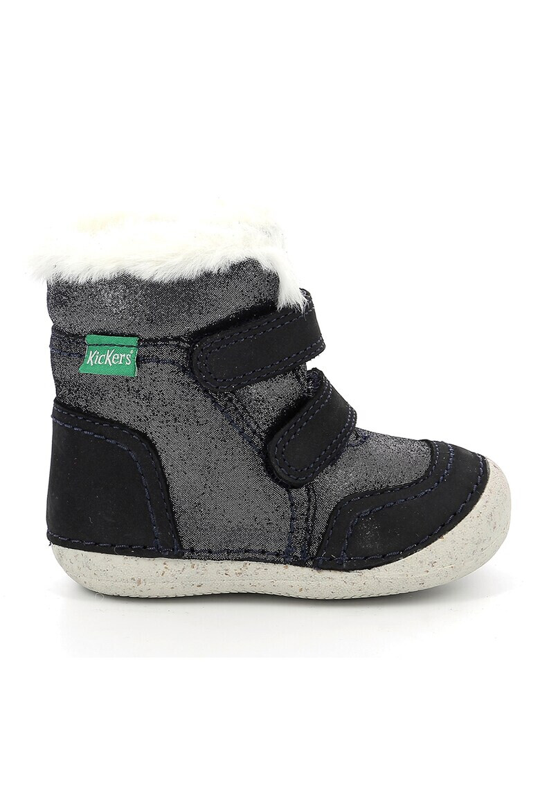 Kickers kids Боти с вълнена подплата - Pepit.bg