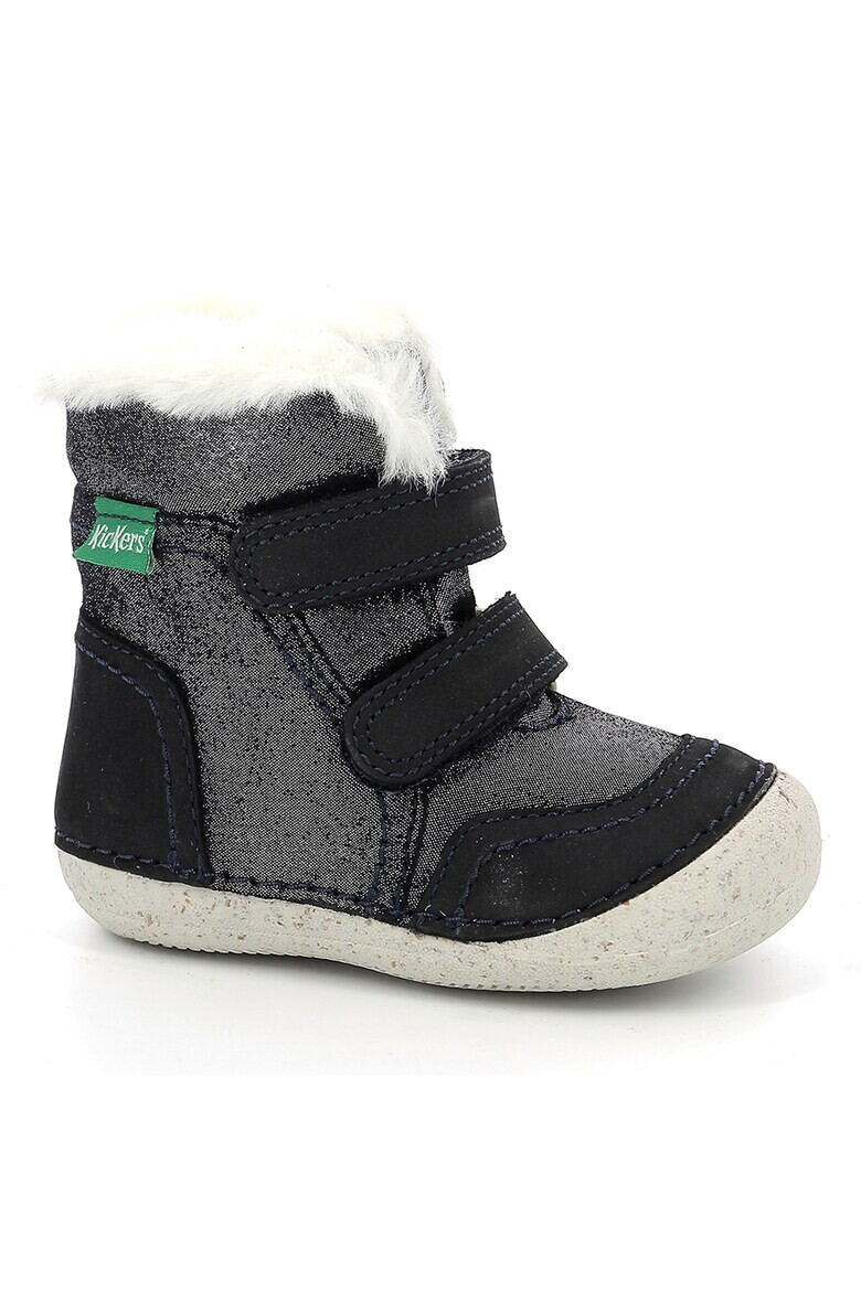 Kickers kids Боти с вълнена подплата - Pepit.bg