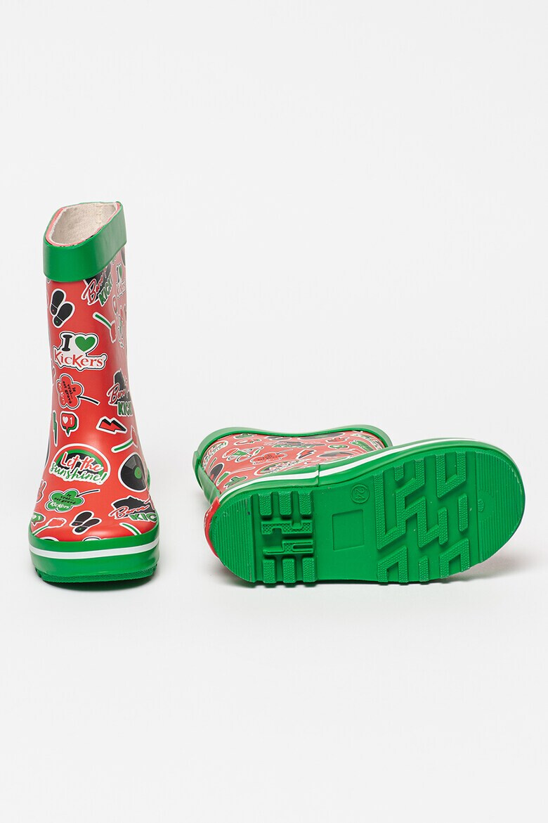 Kickers kids Ботуши KickRain с щампа - Pepit.bg