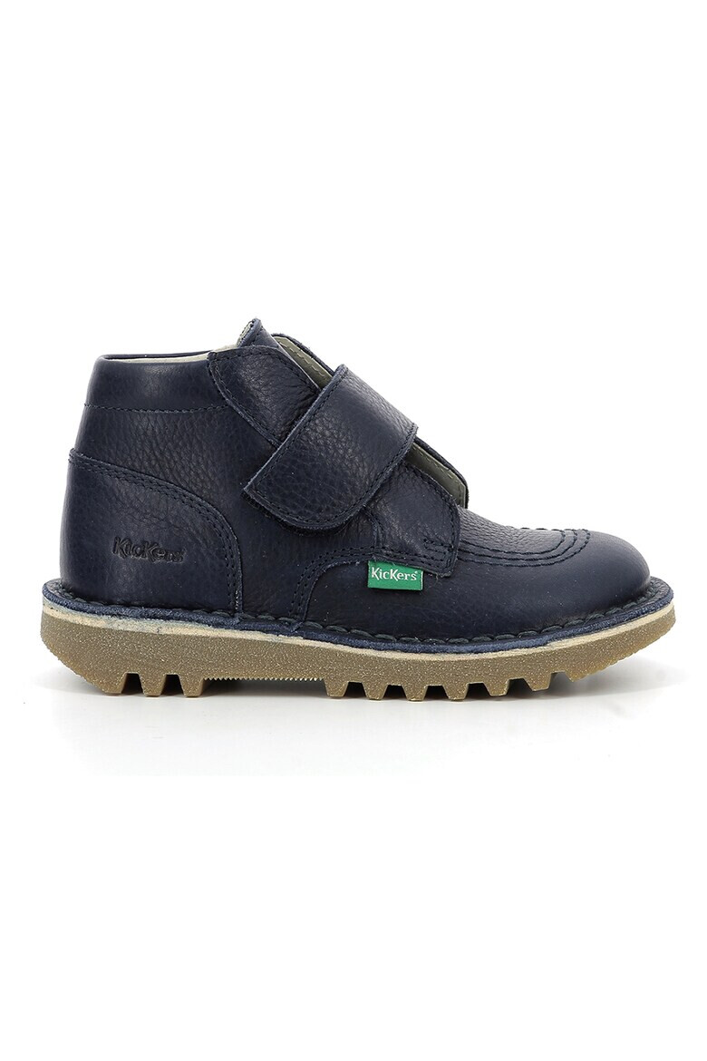 Kickers kids Кожени боти с грайфер - Pepit.bg