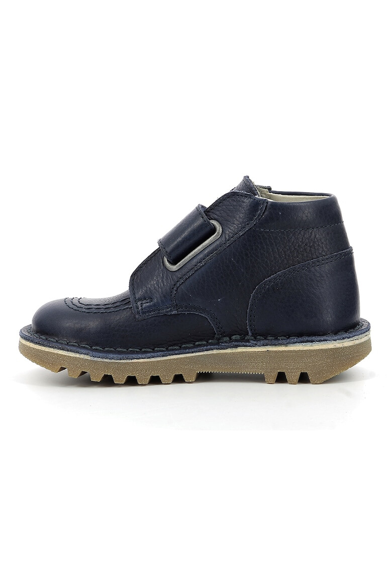 Kickers kids Кожени боти с грайфер - Pepit.bg