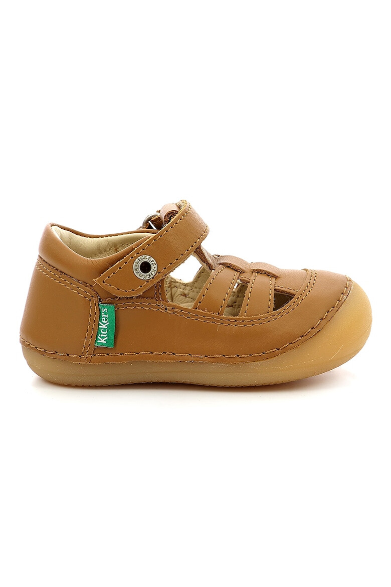 Kickers kids Кожени обувки Sushy с велкро - Pepit.bg