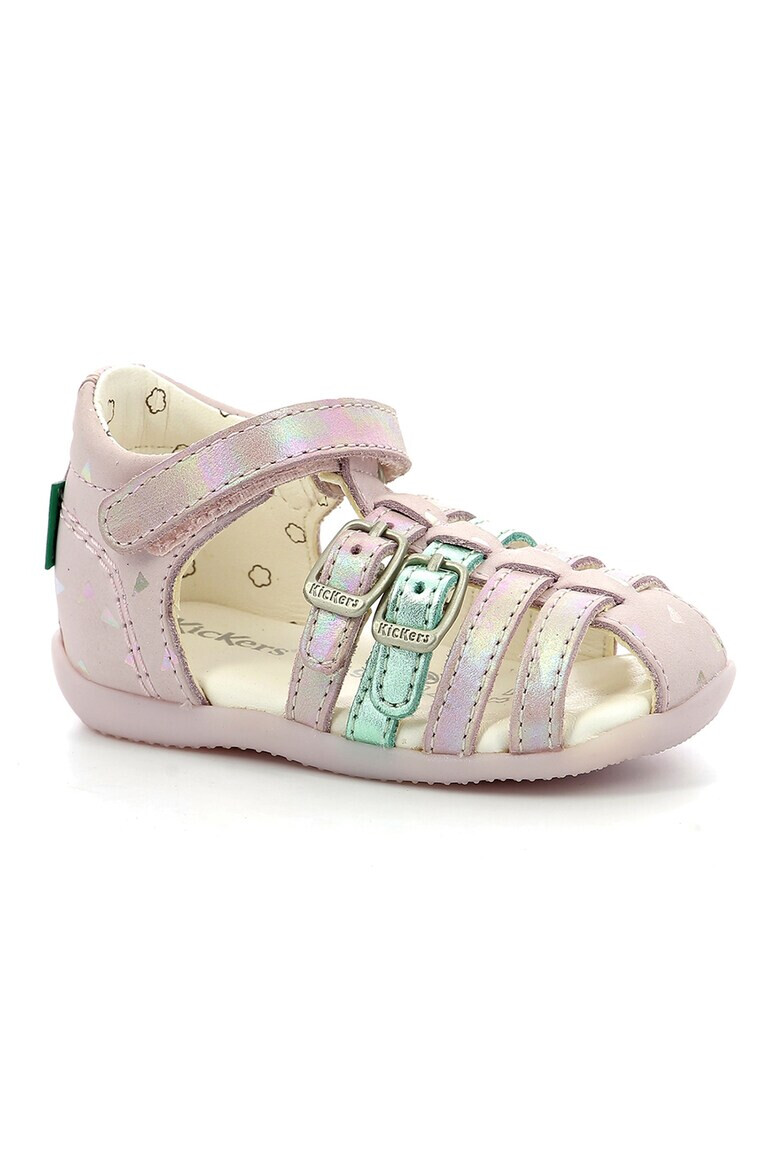 Kickers kids Кожени сандали - Pepit.bg