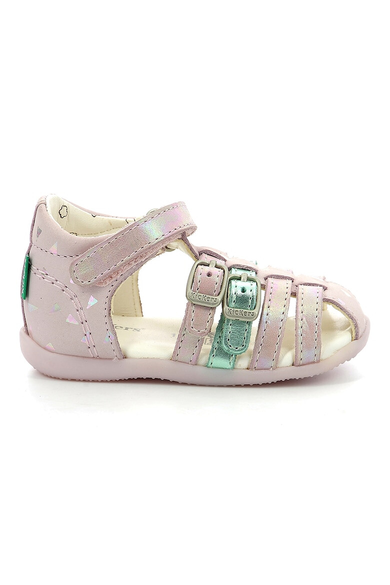 Kickers kids Кожени сандали - Pepit.bg