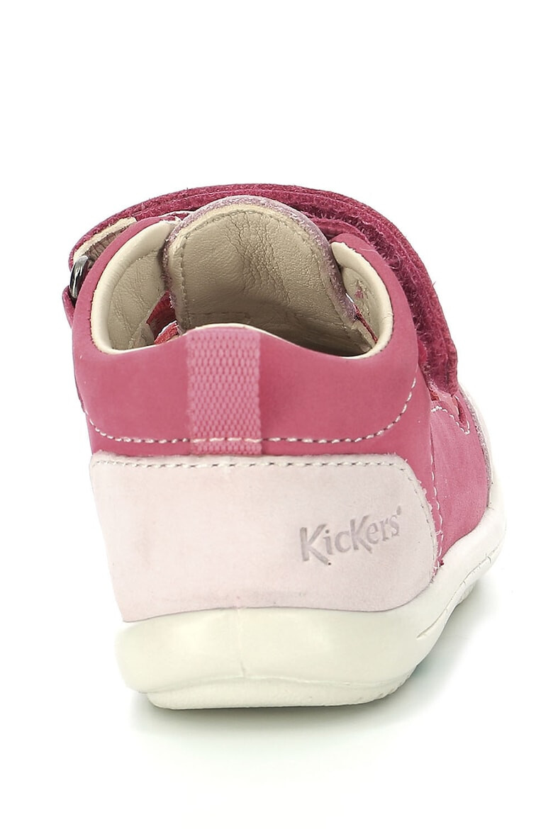 Kickers kids Кожени сандали с отвори - Pepit.bg