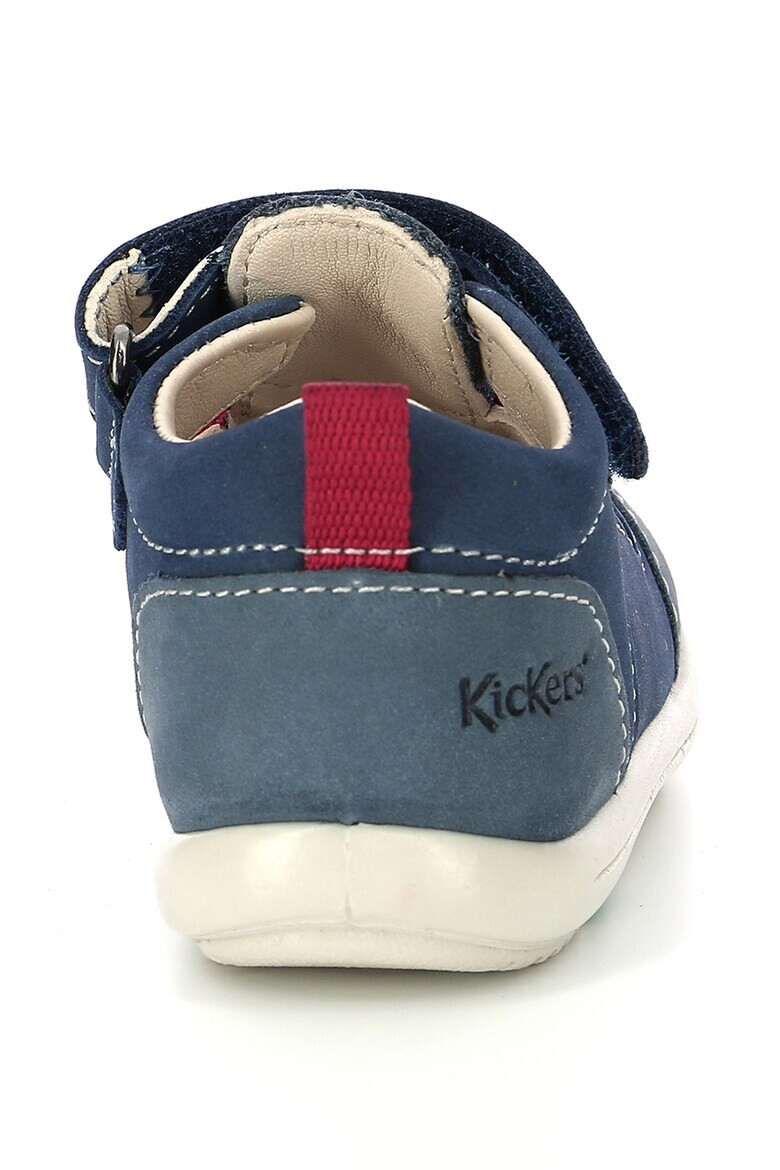 Kickers kids Кожени сандали с отвори - Pepit.bg