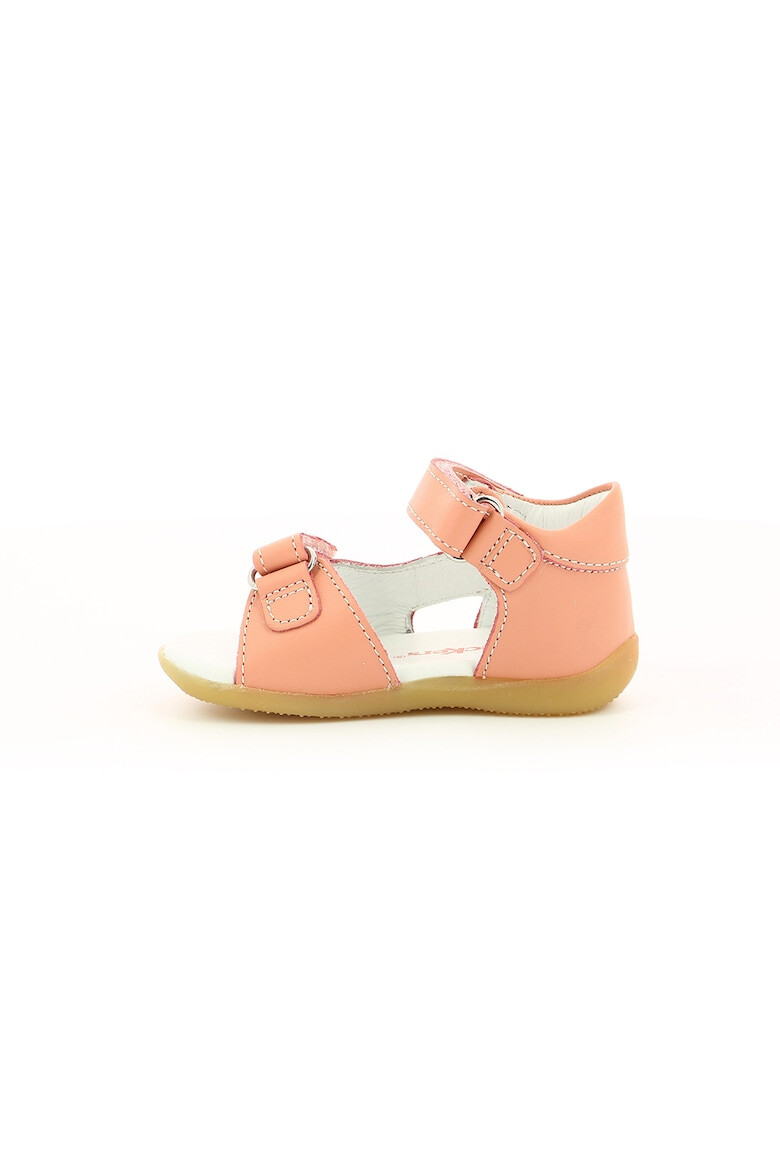Kickers kids Кожени сандали с велкро - Pepit.bg
