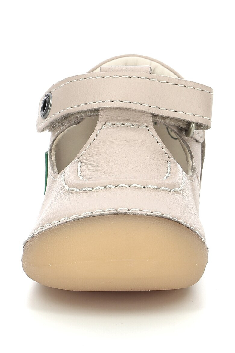 Kickers kids Кожени сандали с велкро - Pepit.bg