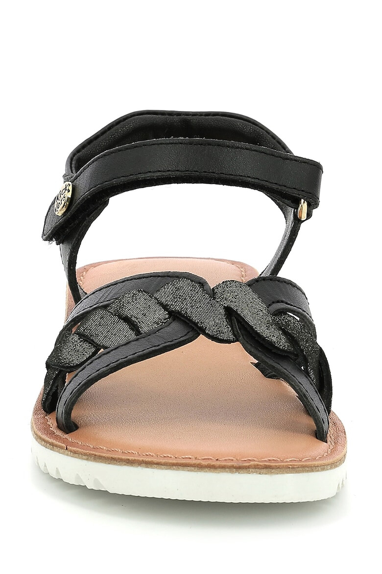 Kickers kids Кожени сандали с велкро - Pepit.bg