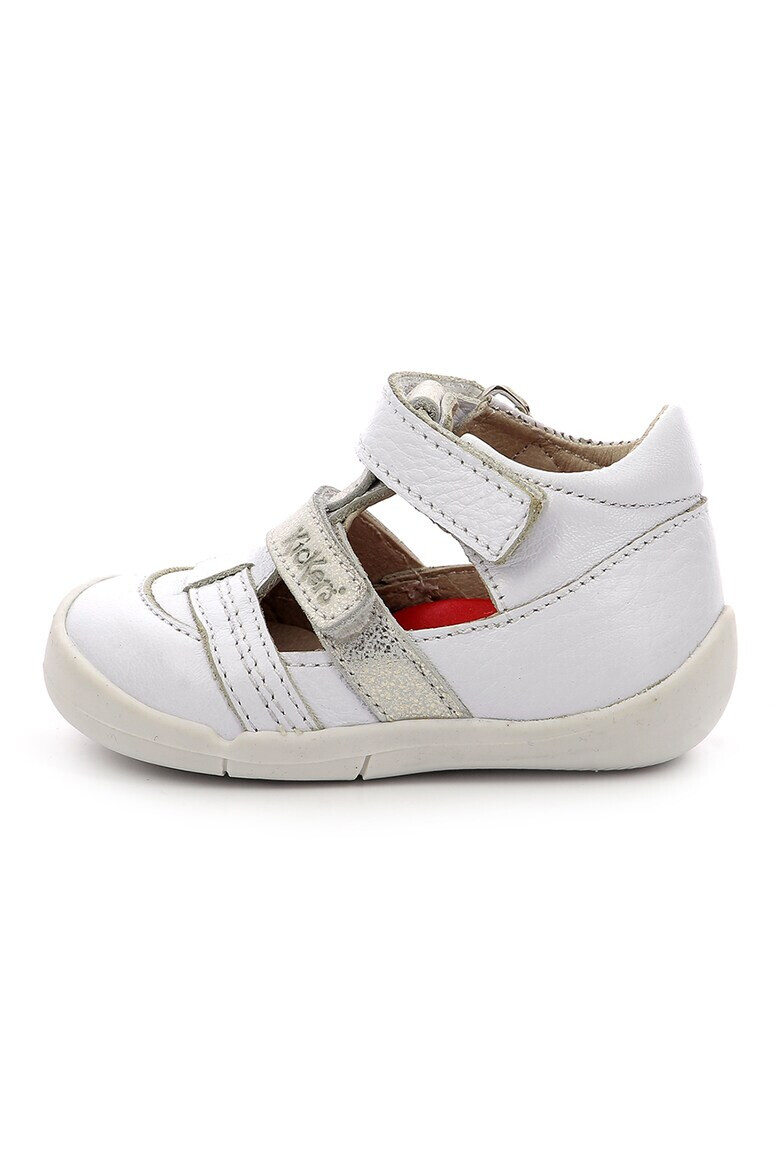 Kickers kids Кожени сандали с велкро - Pepit.bg