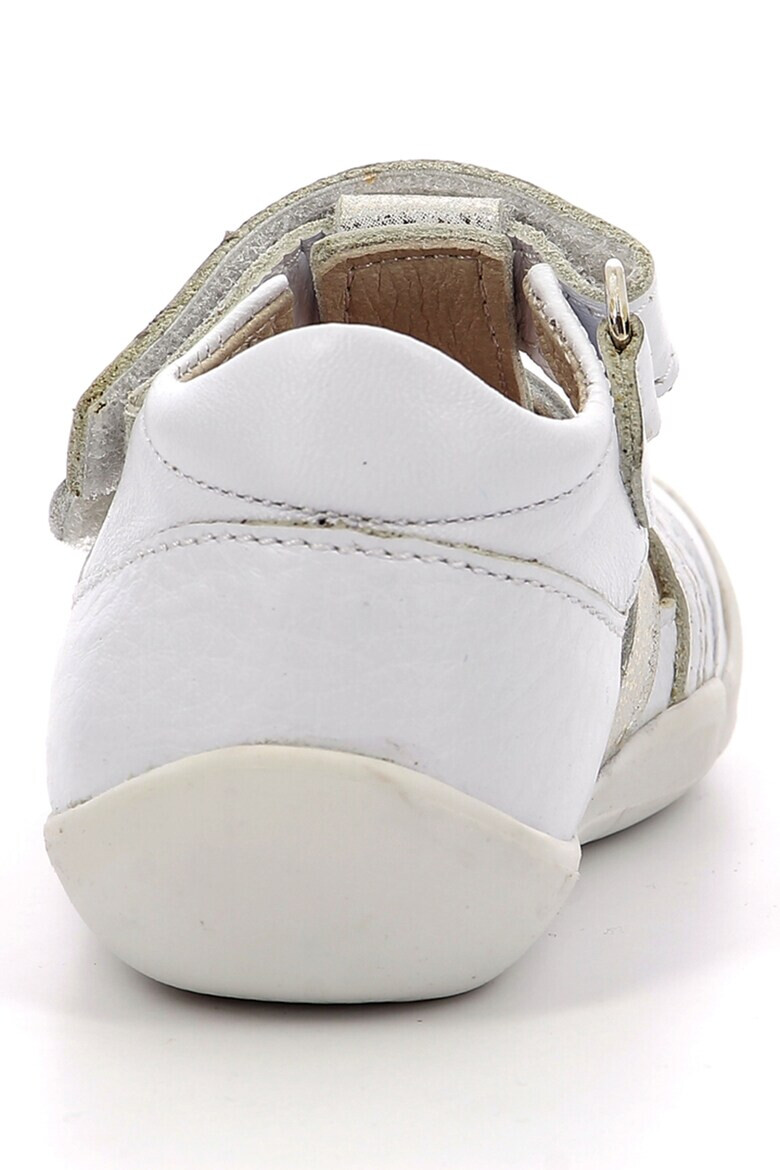 Kickers kids Кожени сандали с велкро - Pepit.bg