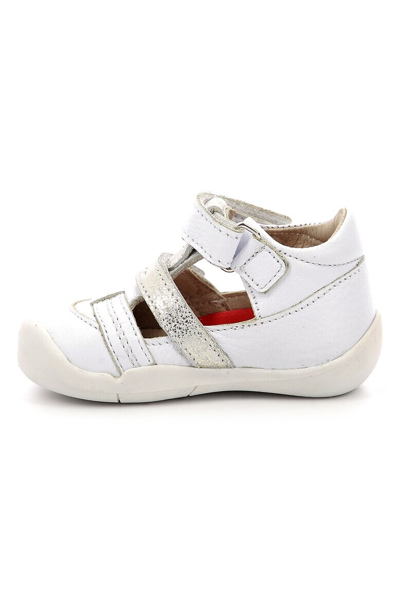 Kickers kids Кожени сандали с велкро - Pepit.bg