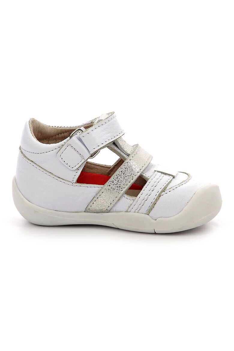Kickers kids Кожени сандали с велкро - Pepit.bg