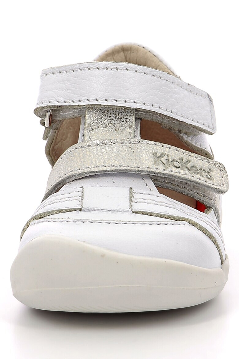 Kickers kids Кожени сандали с велкро - Pepit.bg
