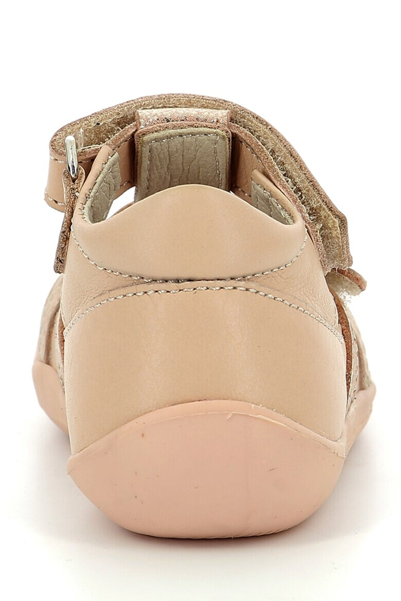 Kickers kids Кожени сандали с велкро - Pepit.bg