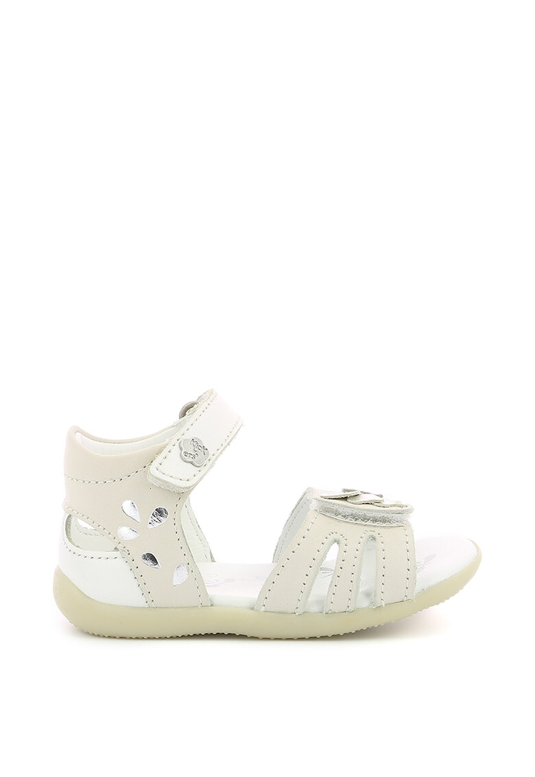 Kickers kids Кожени сандали с велкро - Pepit.bg