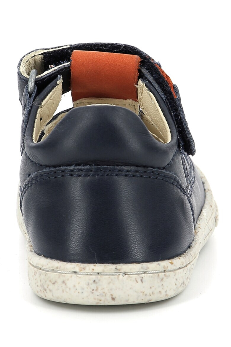 Kickers kids Кожени сандали с велкро - Pepit.bg