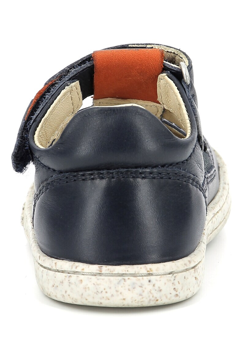 Kickers kids Кожени сандали с велкро - Pepit.bg