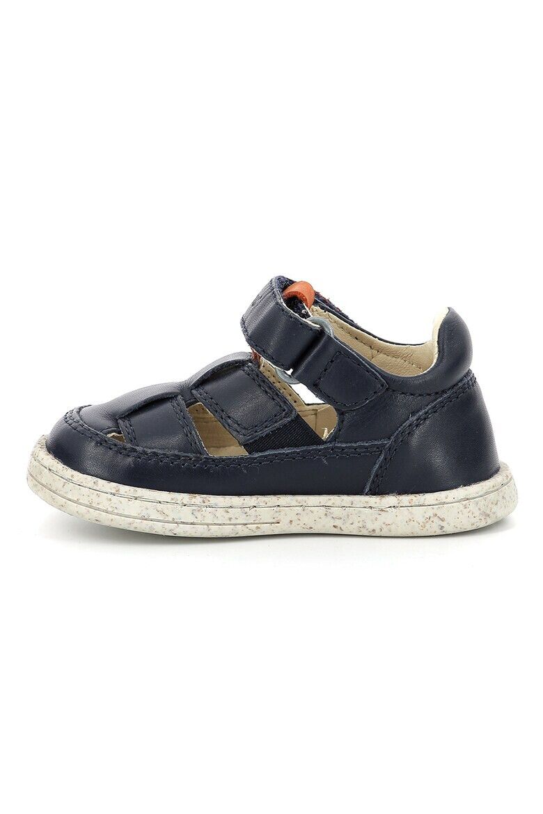 Kickers kids Кожени сандали с велкро - Pepit.bg