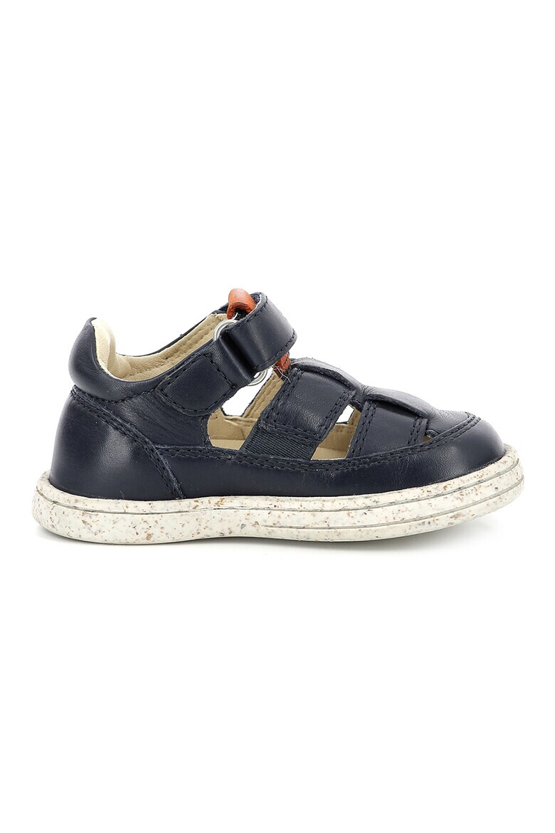 Kickers kids Кожени сандали с велкро - Pepit.bg