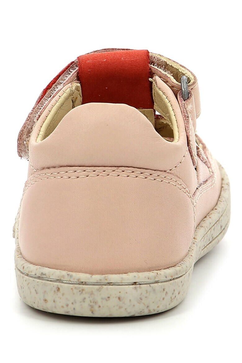 Kickers kids Кожени сандали с велкро - Pepit.bg