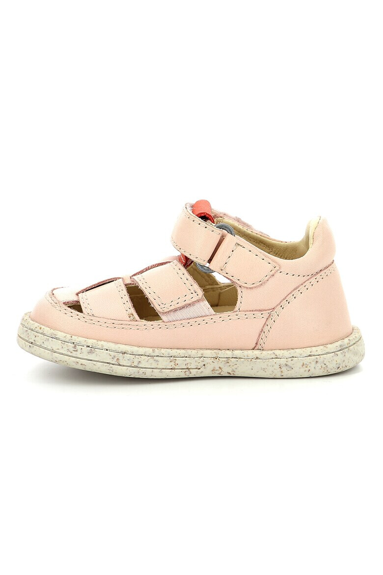 Kickers kids Кожени сандали с велкро - Pepit.bg